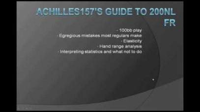 How to play – No Limit Holdem – Cash Games Table 9 max Tutorial Part 01