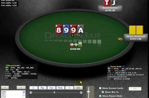 Poker Gameplay and Analysis – No Limit Holdem – Heads Up Table $5/$10 Commentary Part 01