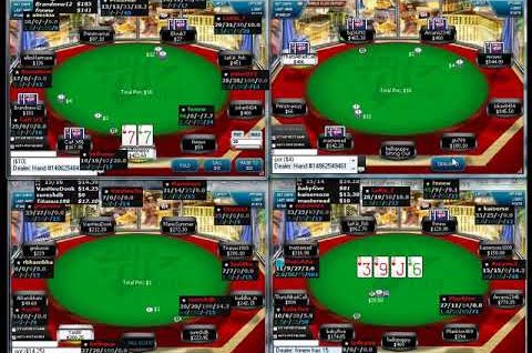 Poker Gameplay and Analysis – No Limit Holdem – 9 max Multitable $2/$4 Commentary